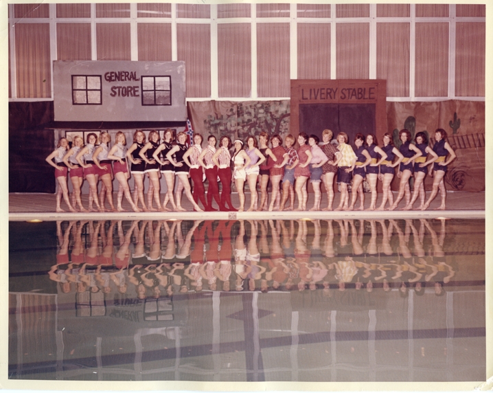 Twenty seven women posing for "It's a Great Country"