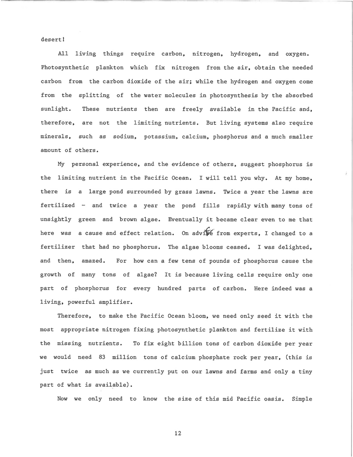 Commencement Address by Barnett Rosenberg
