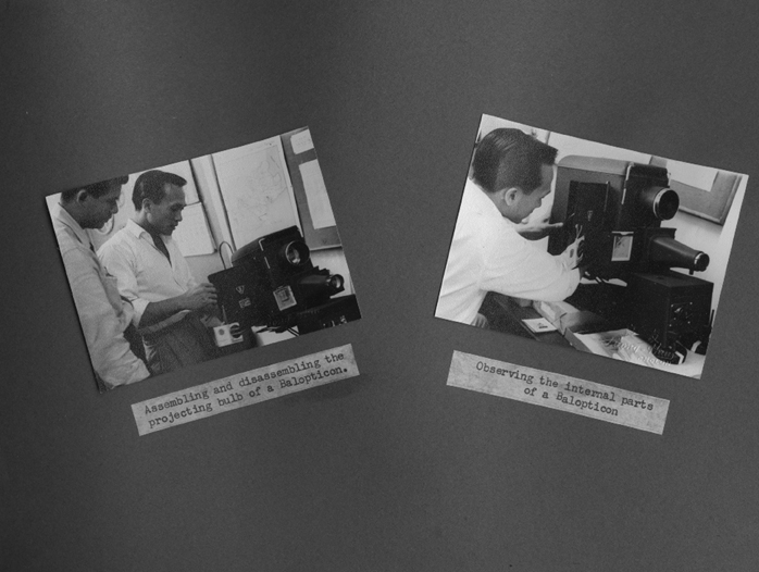 Assembly, diss assembly and observation of a Balopticon